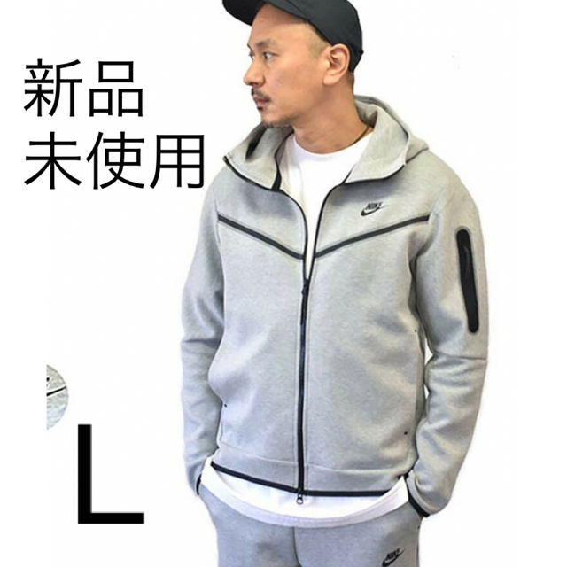 トップステックフリース　パーカー　NIKE　グレー　L