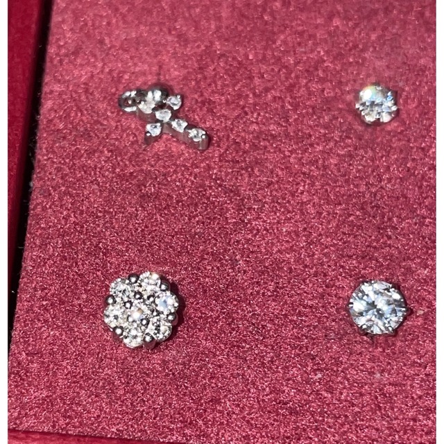 Avalanche ダイヤモンドピアス 10K WG 0.25ct 期間限定特別価格 kstar