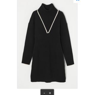 マウジー(moussy)のmoussy VLINE MINI KNIT ドレス(ミニワンピース)