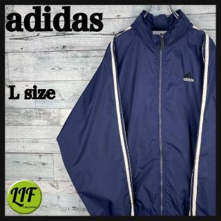 adidas - 【希少】アディダス 刺繍ロゴ 90s サイドライン ナイロン