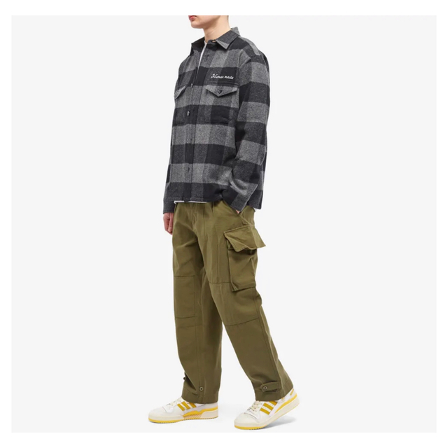 【S】HUMAN MADE WOOL OVERSHIRT