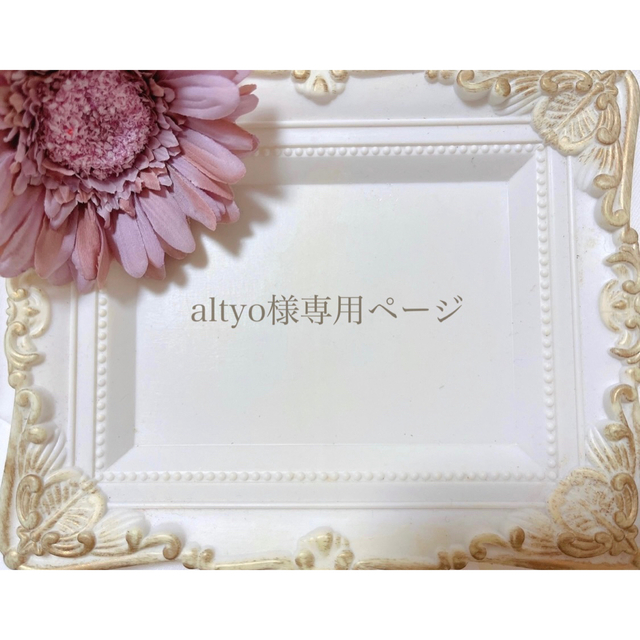 altyo様専用ページ レディースのヘアアクセサリー(ヘアゴム/シュシュ)の商品写真