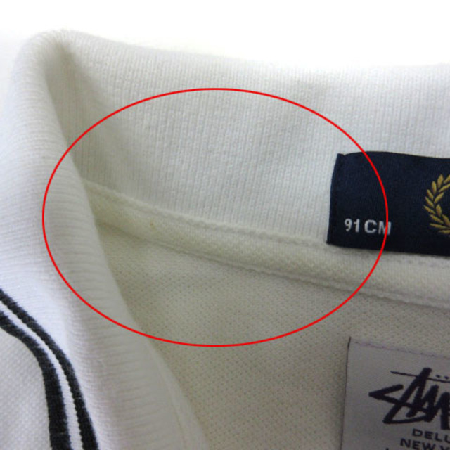 FRED PERRY - フレッドペリー ステューシー ポロシャツ 半袖 ロゴ 36