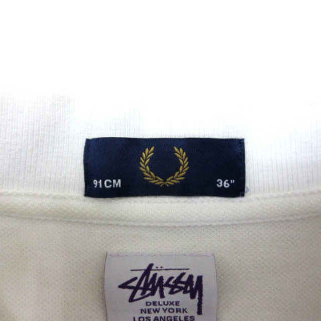 FRED PERRY - フレッドペリー ステューシー ポロシャツ 半袖 ロゴ 36