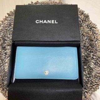 【シャネル】CHANEL 正規品　長財布　ココマークキャビアスキン