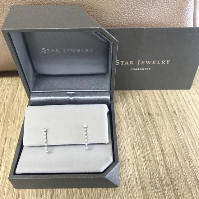 スタージュエリー ダイヤモンドバーピアス スタージュエリー ダイヤモンドバーピアス