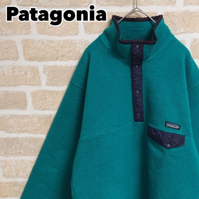 【USA製】90s Patagonia パタゴニア シンチラスナップT キムタク