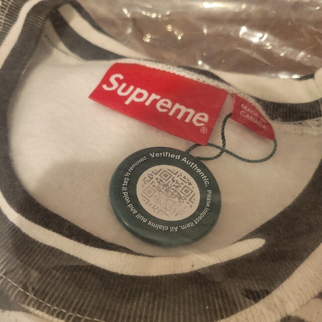 キムタク着★Supreme★Box Logo Crewneckゼブラ木村拓哉