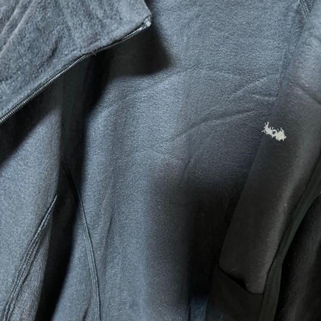 コロンビア ロゴ メンズ グレー系 3XL フリース 古着 長袖 ジャケット