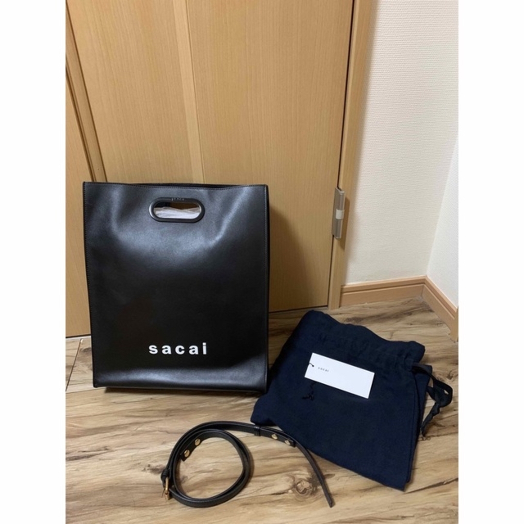 未使用品 sacai New Shopper Bag Medium 黒 | フリマアプリ ラクマ