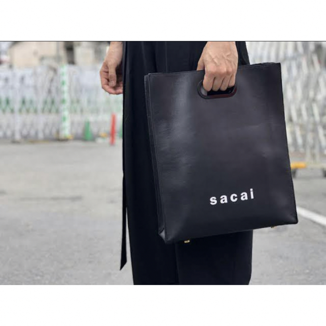 未使用品 sacai New Shopper Bag Medium 黒