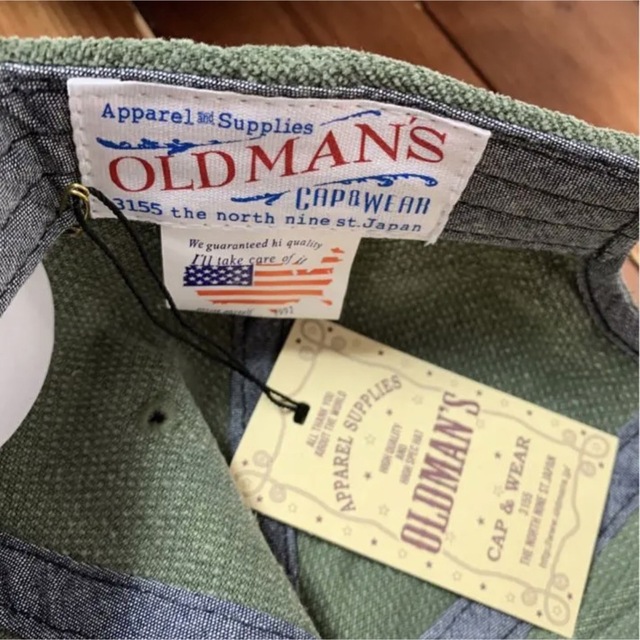 未使用 OLDMAN'S  オールドマンズ ワーク キャップ デッドストック メンズの帽子(キャップ)の商品写真