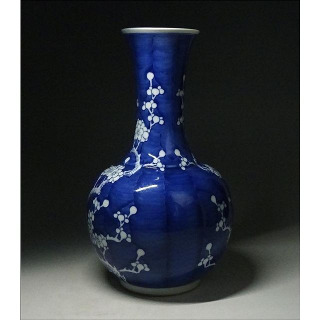 景徳鎮窯 花瓶  時代物　陶磁器 中国古玩 唐物 青花 骨董品