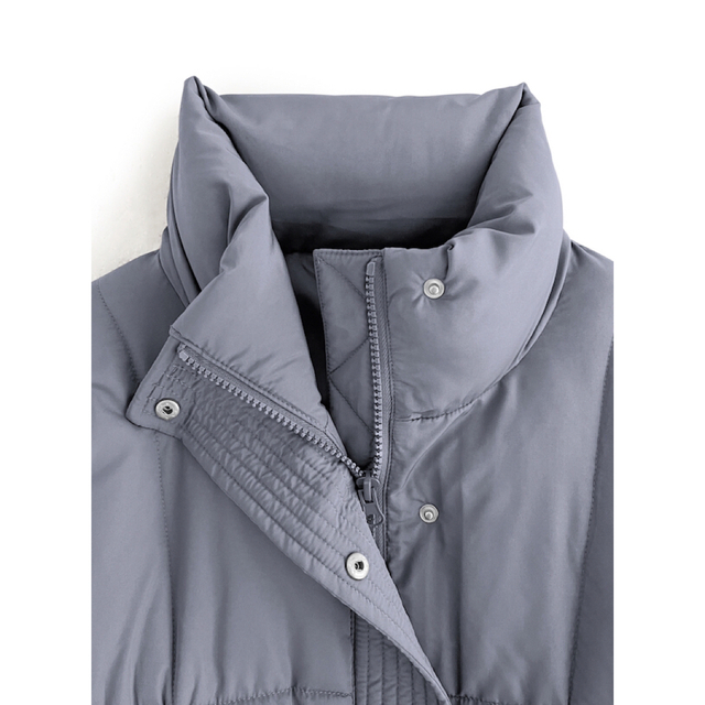 GRL(グレイル)のスタンドカラー中綿ダウンコート kd26 アリボリー レディースのジャケット/アウター(ダウンコート)の商品写真