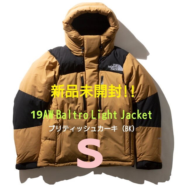 19AW ノースフェイス バルトロライトジャケット ブリティッシュカーキ Sナイロン100％裏