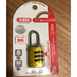 アバス(ABUS)のABUS  ナンバー可変式南京錠　145 イエロー(その他)