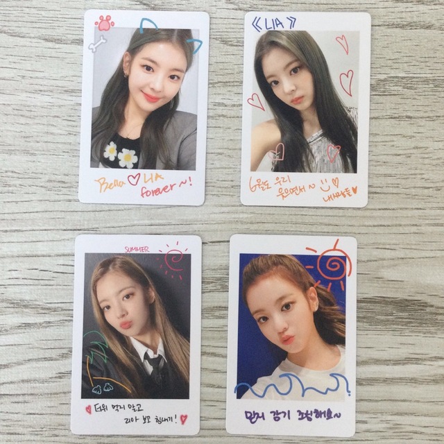 itzy リア no bad days チェキ風 トレカ lia コンプ セット | www