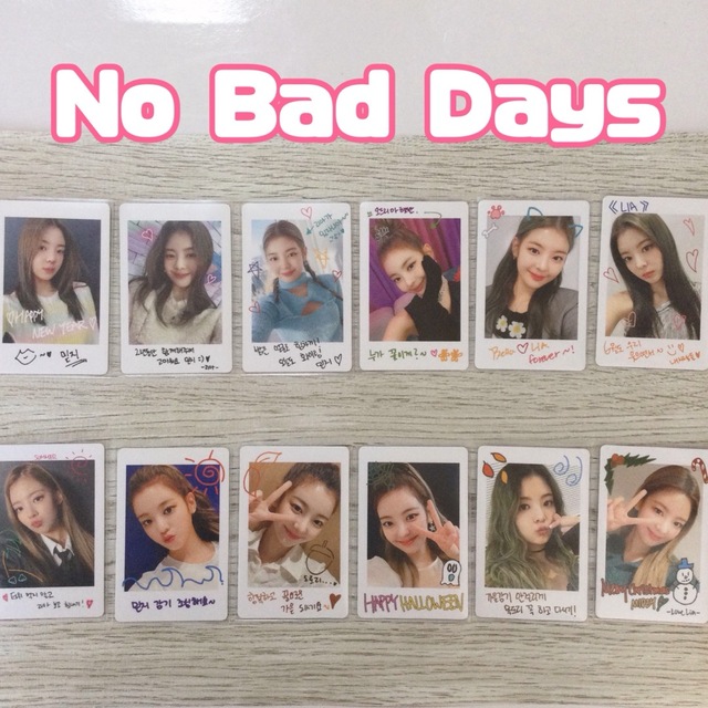 itzy no bad days チェリョン トレカ 12枚セット