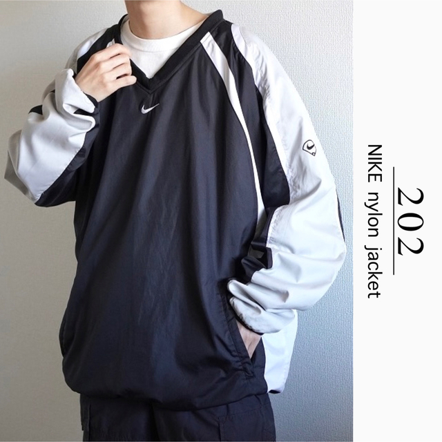 NIKE - 00s NIKE プルオーバー ナイロンジャケット ゲームシャツ XL ...