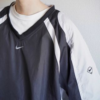 NIKE - 00s NIKE プルオーバー ナイロンジャケット ゲームシャツ XL