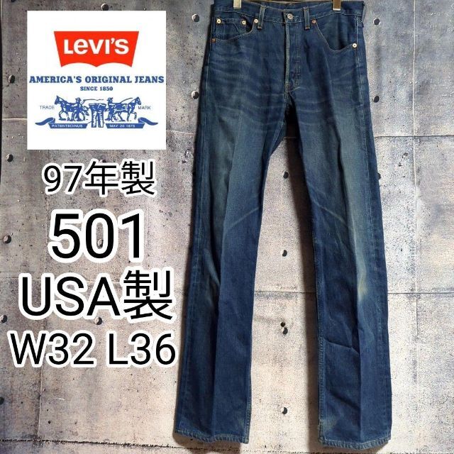 ビス花様フォロー割LEVIS 501xx W32 L36 97年 USA製 | フリマアプリ ラクマ