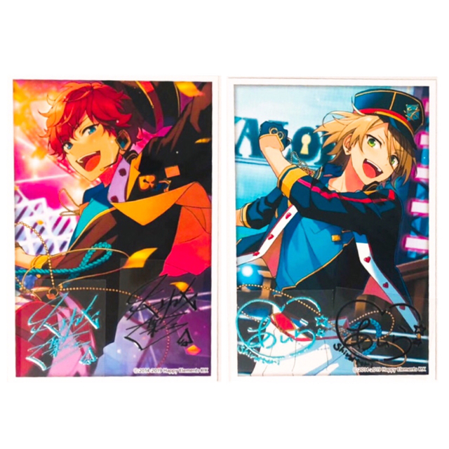 新品☆あんスタ【天城一彩&白鳥藍良】サインステッカー 新品☆あんスタ【天城一彩&白鳥藍良】サインステッカー