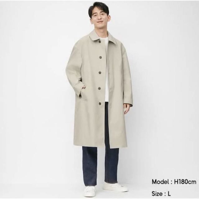 UNIQLO+J/21ss/オーバーサイズコート/ステンカラーコート