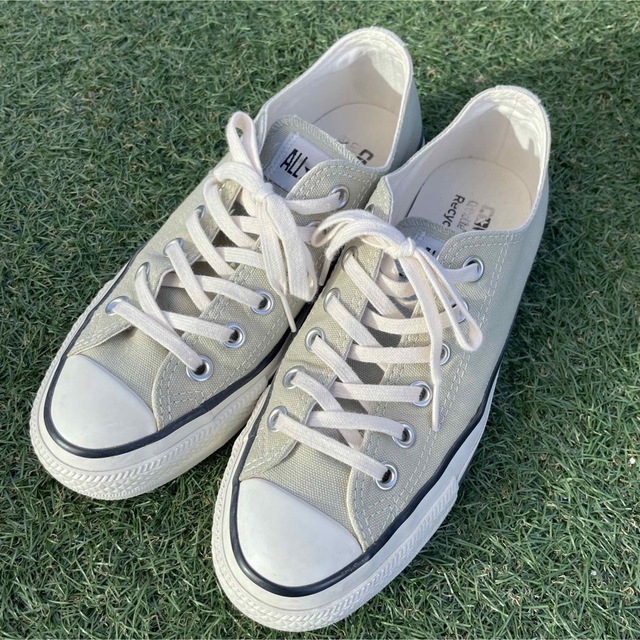 CONVERSE(コンバース)の【最終値下】コンバース CONVERSE オールスター ノコリゾメ OX ヨモギ レディースの靴/シューズ(スニーカー)の商品写真