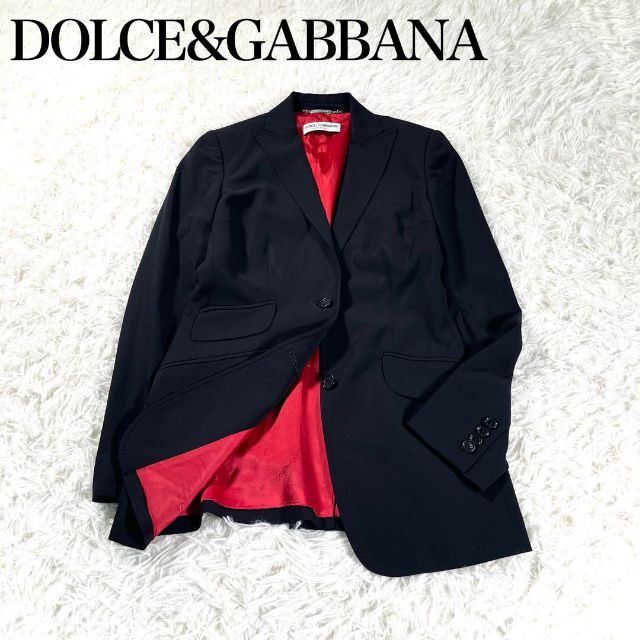 DOLCE\u0026GABBANA ドルチェ\u0026ガッバーナ ジャケット ロゴボタン 装飾