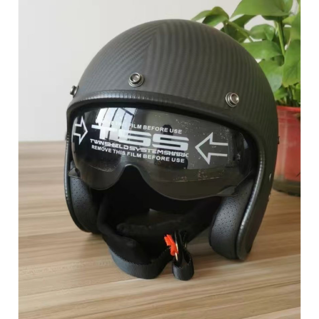 高品質カーボンファイバー製バイクヘルメット ジェット 高品質カーボンファイバー製バイクヘルメット ジェット