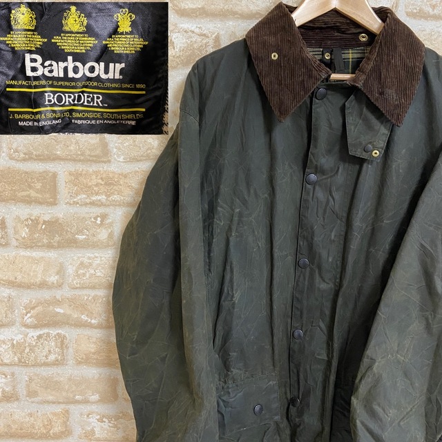 【人気】Barbour BORDER オイルドジャケット イングランド製 C46