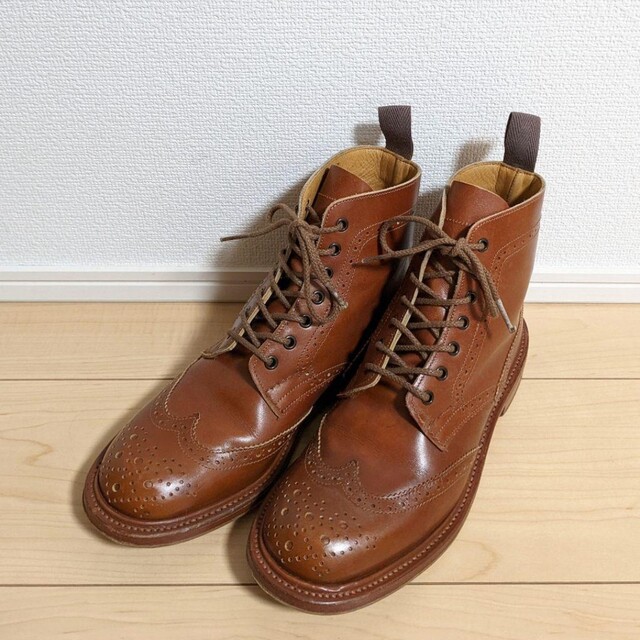 TRICKERS M2508 メダリオン レザー カントリー BOOTS ブーツ