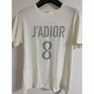 クリスチャンディオール(Christian Dior)のクリスチャンディオール J‘ADIOR 8 Tシャツ カットソー 半袖 白 M(Tシャツ(半袖/袖なし))