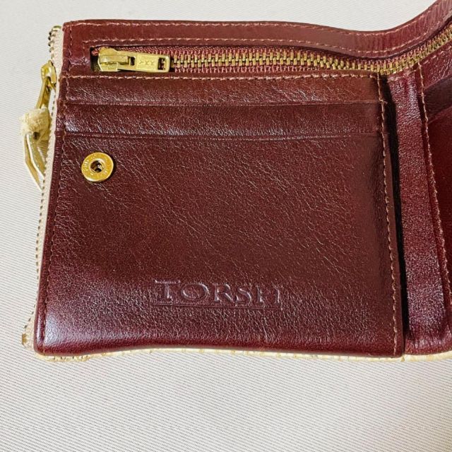 【希少】二つ折り財布 TORSH パイソン 4