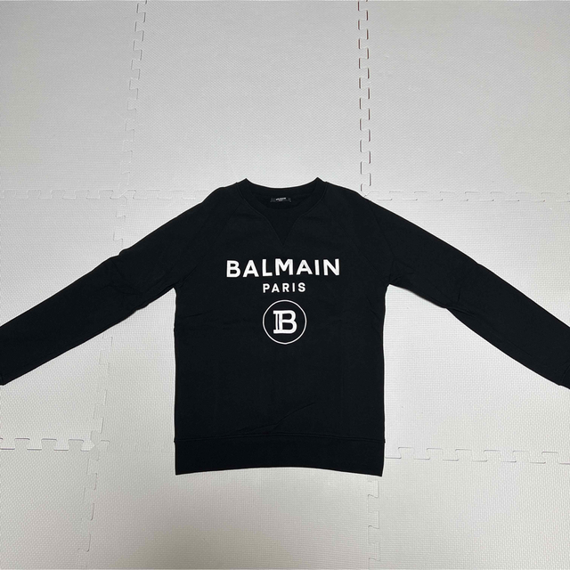 BALMAIN バルマン スウェット トレーナー ブラック 黒 ホワイト 白 M