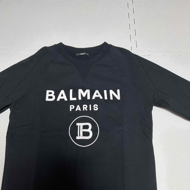 BALMAIN - BALMAIN バルマン スウェット トレーナー ブラック 黒