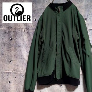 OUTLIER アウトライヤー4seasonボンバージャケット BLUELUG(ウエア)