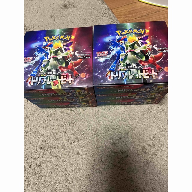 ポケモンカード トリプレットビート6box シュリンクなし-