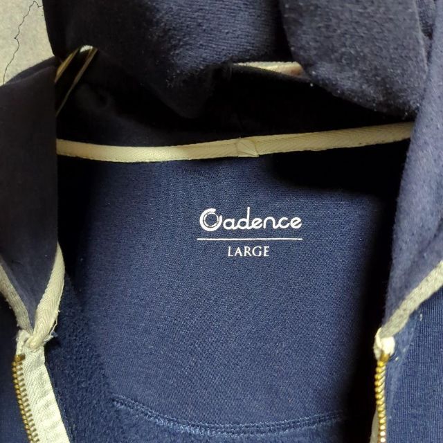 Cadence 切り替え フルジップアップパーカー ネックウォーマーつき メンズのトップス(パーカー)の商品写真