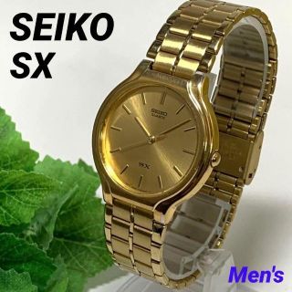 セイコー(SEIKO)の216 SEIKO セイコー SX メンズ 腕時計 電池交換済 クォーツ式セイコ(腕時計(アナログ))