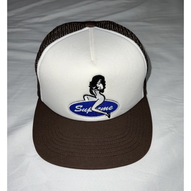 Supreme Pin Up Mesh Back 5-Panel "brown" 1