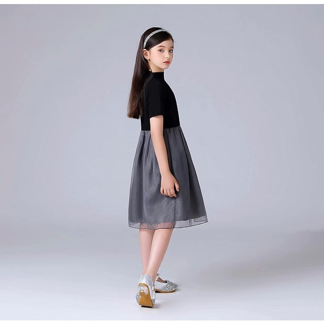 キッズ　Aラインワンピース キッズ/ベビー/マタニティのキッズ服女の子用(90cm~)(ドレス/フォーマル)の商品写真