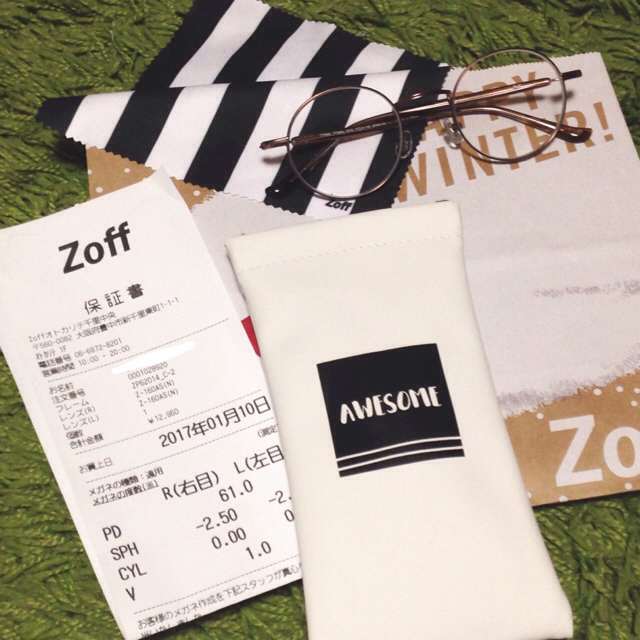 Zoff(ゾフ)の完売 Zoff×田中里奈 フレーム レディースのファッション小物(サングラス/メガネ)の商品写真