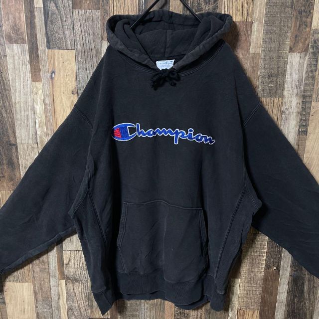 Champion - チャンピオン グレー 極太アーム リバースウィーブ XL