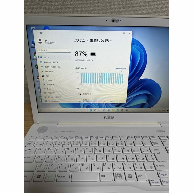 富士通　初期設定済ノートパソコン第7世代Corei7SSD512GBメモリ8GB 6