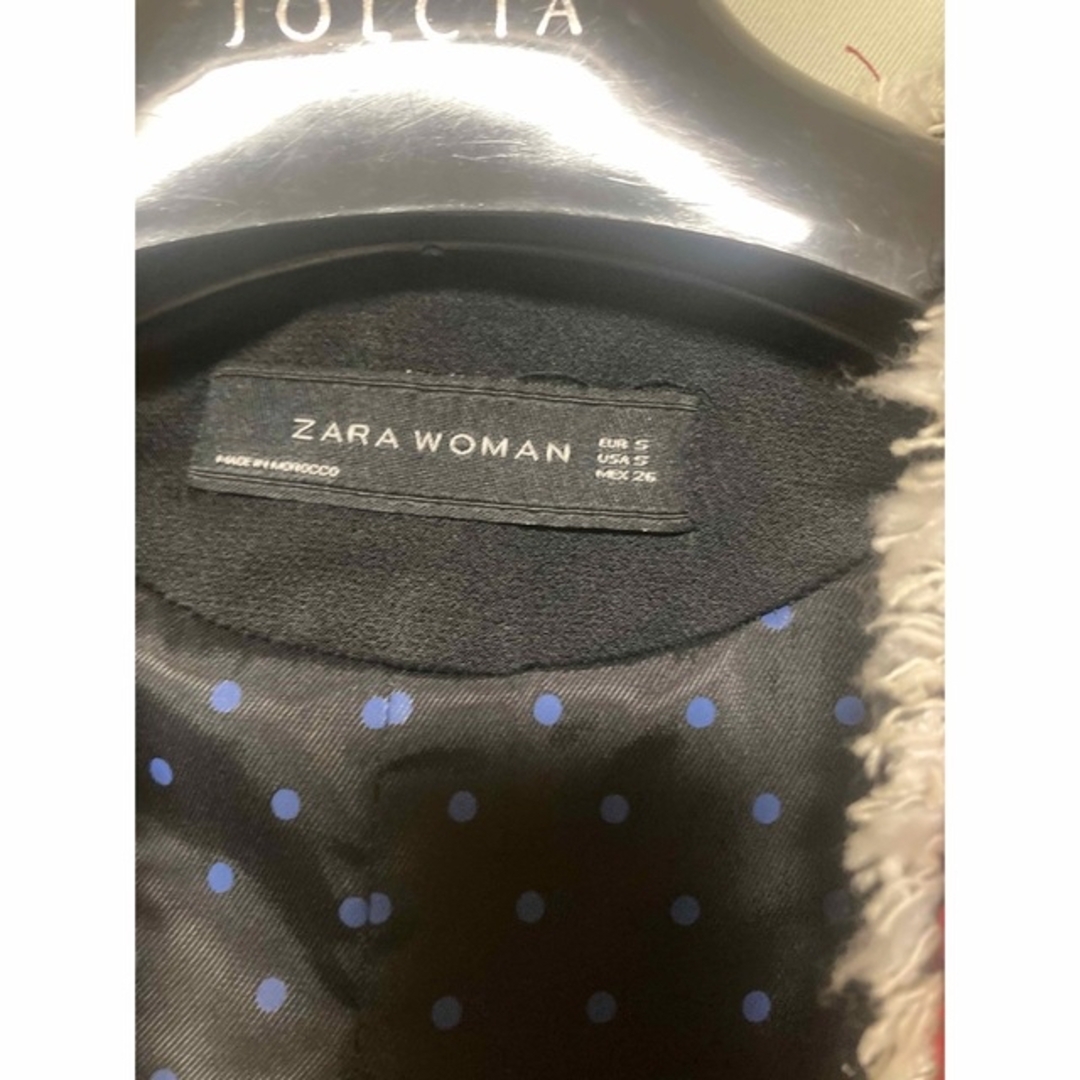 ZARA(ザラ)のザラ　ZARA　ツイードジャケット レディースのジャケット/アウター(ノーカラージャケット)の商品写真
