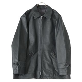 YOKE - YOKE GOAT LEATHER ZIP BLOUSONの通販|ラクマ