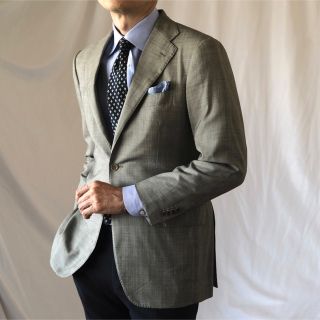 Sartorio - sartorioサルトリオ ウールシルクグレンチェックジャケット