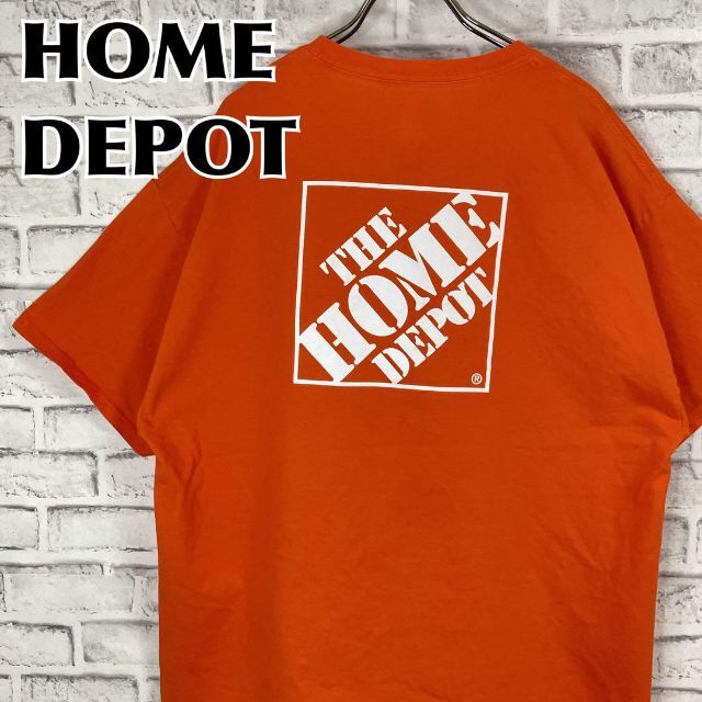 Hanes(ヘインズ)のThe Home Depot ホームデポ 企業Tシャツ半袖 バックプリント輸入品 メンズのトップス(Tシャツ/カットソー(半袖/袖なし))の商品写真
