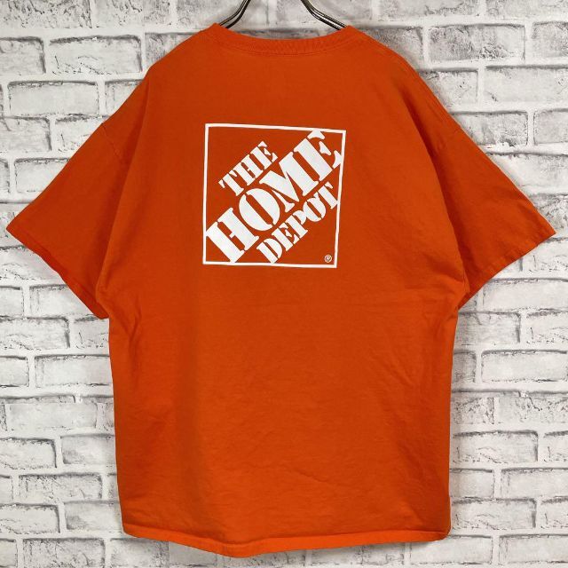 Hanes(ヘインズ)のThe Home Depot ホームデポ 企業Tシャツ半袖 バックプリント輸入品 メンズのトップス(Tシャツ/カットソー(半袖/袖なし))の商品写真